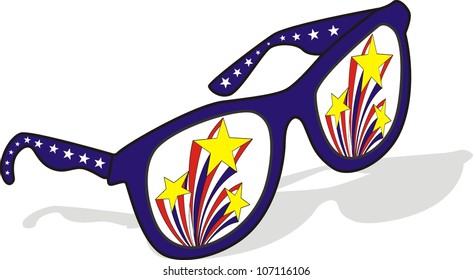 Sunglasses. Vector