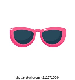 Sunglasses vector clipart. Flat style. Summer object