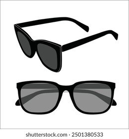 Gafas de sol. Concepto de Vector en estilo doodle y boceto