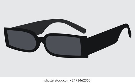 Sunglasses vector glasses model icons. Sunglasses, glasses, isolated on white background. Cartoon isolated sunglasses vector. 