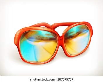 Sunglasses, vector icon