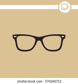 Sunglasses vector icon.