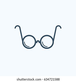 Sunglasses vector icon.