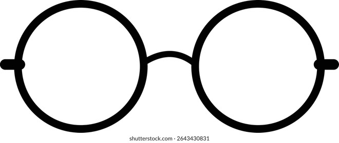 Sunglasses vector icon for fashion accessory design summer eyewear style and sun protection Men and women glasses. hipster frame, fashion black plastic rims. Trendy Optics Art, modern shade graphic