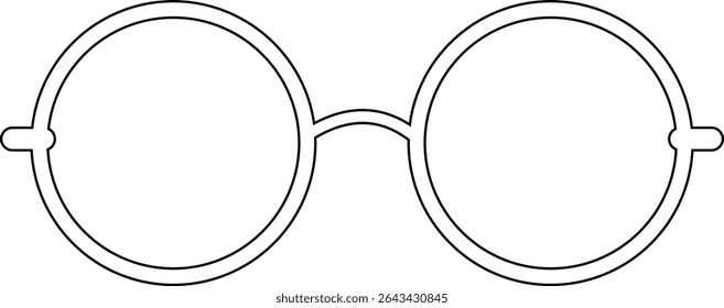 Sunglasses vector icon for fashion accessory design summer eyewear style and sun protection Men and women glasses. hipster frame, fashion black plastic rims. Trendy Optics Art, modern shade graphic