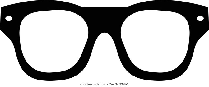 Óculos de sol ícone vetor para moda acessório design de óculos de verão estilo e proteção solar Óculos de homens e mulheres. quadro hipster, moda aros de plástico preto. Trendy Optics Art, gráfico de sombra moderno