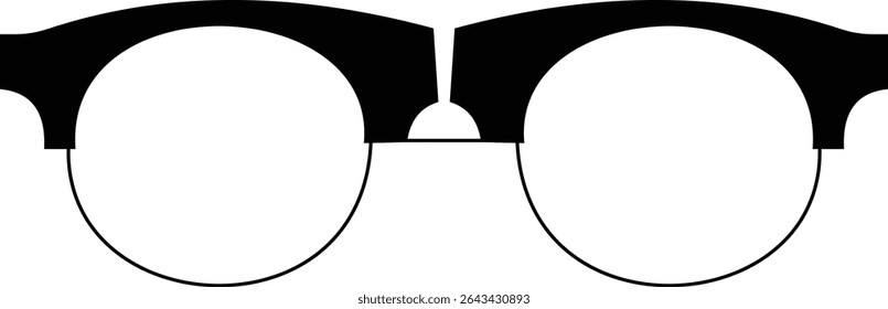 Óculos de sol ícone vetor para moda acessório design de óculos de verão estilo e proteção solar Óculos de homens e mulheres. quadro hipster, moda aros de plástico preto. Trendy Optics Art, gráfico de sombra moderno