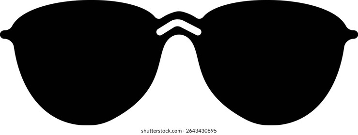 Óculos de sol ícone vetor para moda acessório design de óculos de verão estilo e proteção solar Óculos de homens e mulheres. quadro hipster, moda aros de plástico preto. Trendy Optics Art, gráfico de sombra moderno