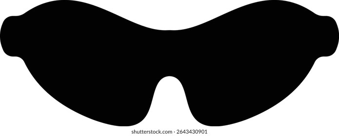 Sunglasses vector icon for fashion accessory design summer eyewear style and sun protection Men and women glasses. hipster frame, fashion black plastic rims. Trendy Optics Art, modern shade graphic