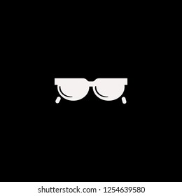 sunglasses vector icon. flat sunglasses design. sunglasses illustration for graphic 