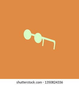 Sunglasses vector icon. flat design