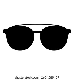 Sunglasses vector icon. Goggles illustration sign. Sunshades symbol. glasses logo.