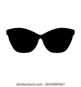 Sunglasses vector icon. Goggles illustration sign. Sunshades symbol. glasses logo.