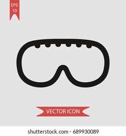 Sunglasses vector icon, illustration symbol