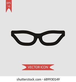 Sunglasses vector icon, illustration symbol