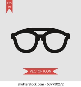 Sunglasses vector icon, illustration symbol