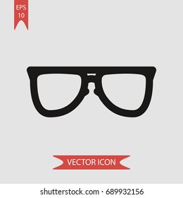 Sunglasses vector icon, illustration symbol
