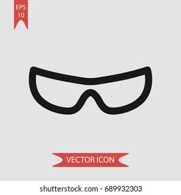 Sunglasses vector icon, illustration symbol