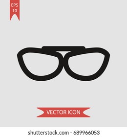 Sunglasses vector icon, illustration symbol