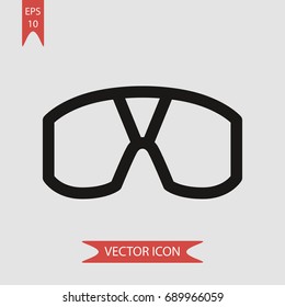 Sunglasses vector icon, illustration symbol