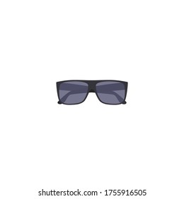 Sonnenbrille, Vektorsymbol auf weißem Hintergrund