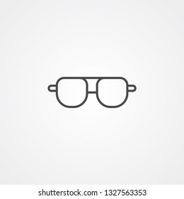 Sunglasses vector icon sign symbol