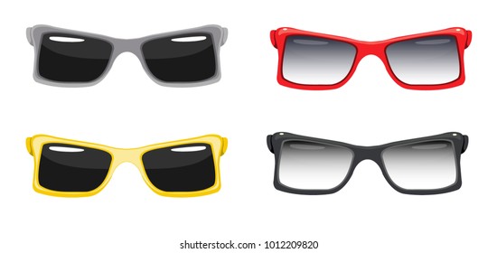 sunglasses, vector illustration
