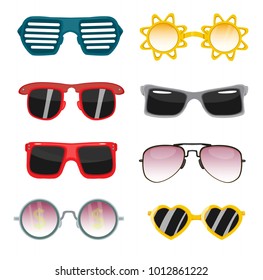 sunglasses, vector illustration