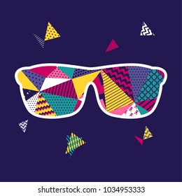 Sunglasses vector illustration