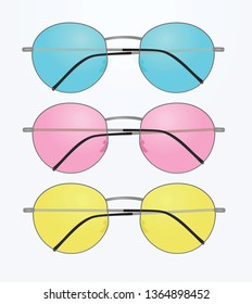 Sunglasses. vector illustration