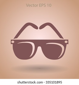 Sunglasses vector illustration