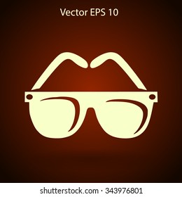 Sunglasses vector illustration