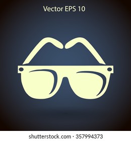 Sunglasses vector illustration