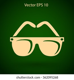Sunglasses vector illustration