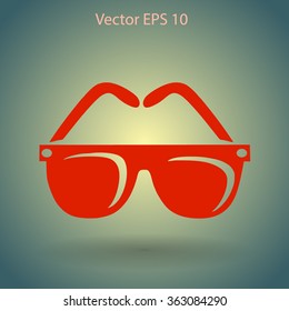 Sunglasses vector illustration
