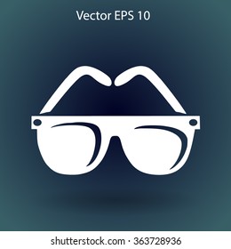 Sunglasses vector illustration