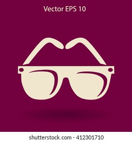 Sunglasses vector illustration