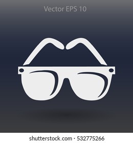 Sunglasses vector illustration