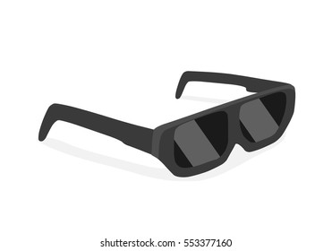 Sunglasses. Vector illustration. 