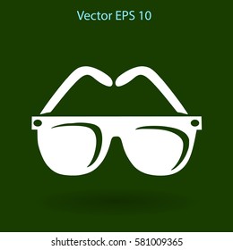 Sunglasses vector illustration