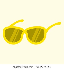 Sunglasses vector illustration. Design element with summer theme.