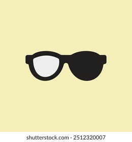 Ilustración vectorial de gafas de sol. Gafas Protección solar