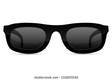 Sunglasses. Vector illustration isolated on white background