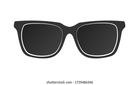 Sunglasses Vector Illustration Isolated On White Stock Vector Royalty Free