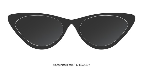 Gafas de sol. Ilustración vectorial aislada en un fondo blanco para el diseño y la decoración de temas