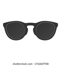 Gafas de sol. Ilustración vectorial aislada en un fondo blanco para el diseño y la decoración de temas