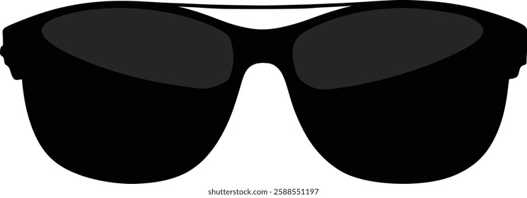 Sunglasses Vector Illustration, Isolated on White Background