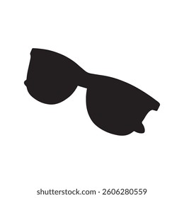 Sunglasses vector illustration isolated on white background. Flat design element for cool bossy man look