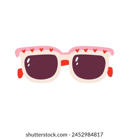 Sunglasses vector illustration stylish accessory.