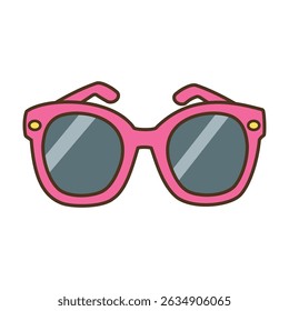 Sunglasses vector illustration stylish summer eyewear vector illustration isolated on white background	